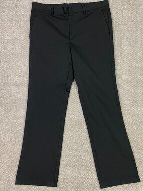 Ministry of Supply Pants Mens 36 Fits 38x31 Black Kinetic Chino Stretch Golf